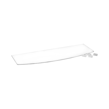 AQUATOP Curved Glass Lid and Mounting Clips for the ES-12 Aquarium, ES-LID12